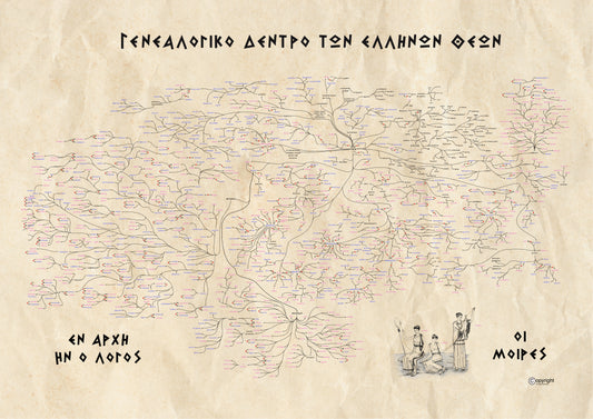 Greek God's Genealogy Greek Version